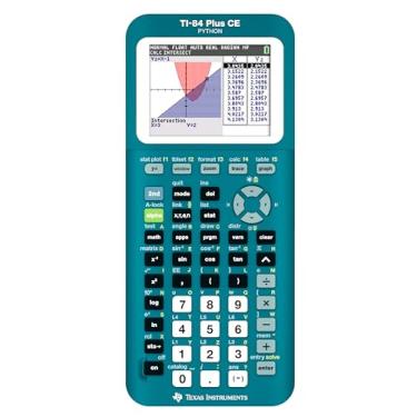 Imagem de Calculadora gráfica TI-84 Plus CE, azul-petróleo trinomial