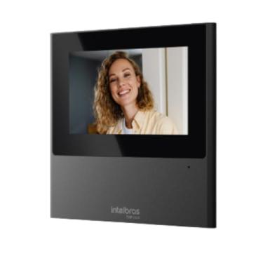 Imagem de Terminal Interno Video Porteiro Ip Tvip 2210 preto Intelbras