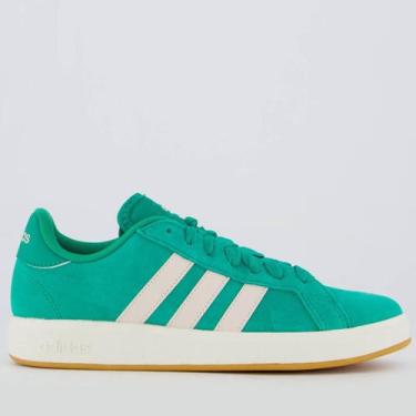 Imagem de Tênis Adidas Grand Court Base 2.0 Verde Feminino, 37