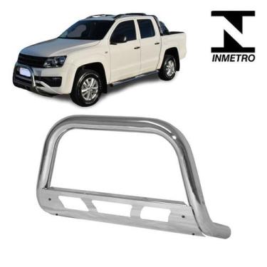 Imagem de Parachoque Quebra Mato Amarok 2013 2014 2015 C Chapa Cromado - CCF