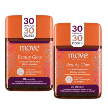 Imagem de Kit 2 Beauty Glow Multivitamínico Move Skin Beauty 30 Cápsulas