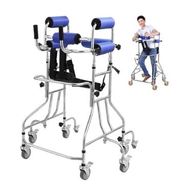 Imagem de CHONGHAN Andadores Para Idosos,Rodas-AuxíLio De Mobilidade,Estrutura De Andar Com Rodas,Com Altura AjustáVel,AuxíLio Para Caminhada Para Deficientes,Adequado Para Pessoas De 150 A 180 Cm