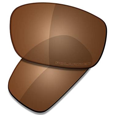 Imagem de SAUCER Lentes de reposição premium e kits de borracha para óculos de sol Oakley X Squared OO6011 de alta definição - marrom âmbar polarizado