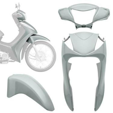 Imagem de Kit Carenagem 3 Peças Pro Tork Moto Honda Biz 125 2011 a 2013 Substitu