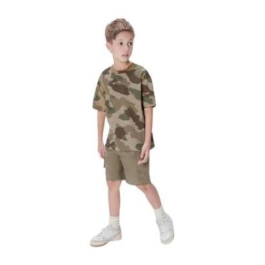 Imagem de Camiseta Infantil Hering Oversized Estampada Menino-Masculino