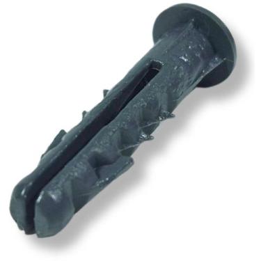 Imagem de Bucha plástica m6 com anel fixação segura parede oca concreto tijolo c