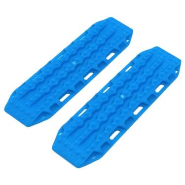 Imagem de oshhni 2x Placa de rampa de escada de areia para carro RC, kit de simulação de veículo RC, acessórios leves para 1/14, 1/10 e 1/8, Azul