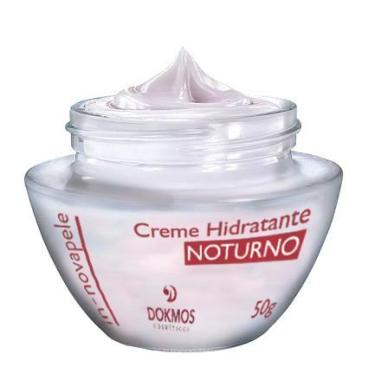 Imagem de Creme Hidratante Noturno, Vitamina E, Colágeno e Elastina - Dokmos 50g