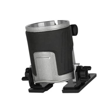 Imagem de Ioensy Base de máquina de aparar para marcenaria protetora, portátil, resistente, de substituição, base de máquina de aparar para ranhuras, Base Quadrada