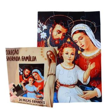 Imagem de Quebra-Cabeça Cognitivo Para Idosos Sagrada Familia 24 Pçs - Coleção T