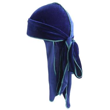 Imagem de Chapéu pirata unissex de cauda longa Hip Hop Turbante Cool Cap Hood He