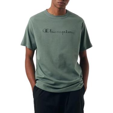 Imagem de Camiseta Champion Bordado Script Nurture Green-Masculino