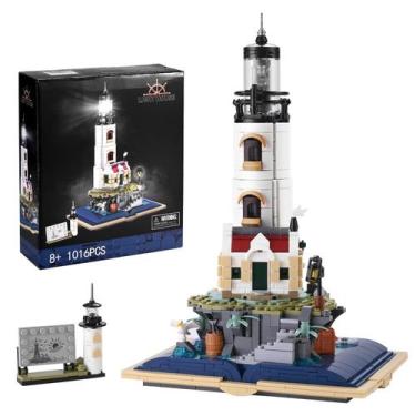 Imagem de Conjunto de construção YOIFOY Ideas Lighthouse com luz brilhante, 1016