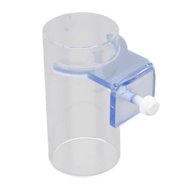 Imagem de Fockety Tubo de Alimentação de Peixes de Aquário, Tubo de Alimentação de Tanque de Peixes de Aumento de Tamanho Grande Transparente Acrílico Flutuante Alimentador de Alimentos de