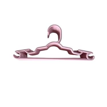 Imagem de Kit Cabide Infantil Para Roupas 50 unidades (Rosa Bebê), Cabide Antideslizante Reforçado Multiuso, Contém Porta Lenço, Vestidos, Cabides para Calças, Casaco, Camisetas, Bermudas