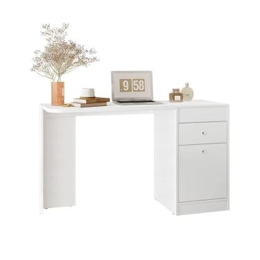 Imagem de Bancada Camarim Desejo Branco Fosco Liso - Albatroz Móveis