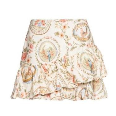 Imagem de Saia Balonê Farm Rio Relicário Floral-Feminino