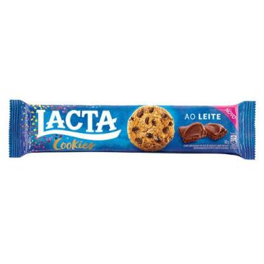 Imagem de Cookies com Gotas de Chocolate ao Leite Lacta 80g