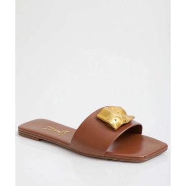 Imagem de Rasteirinha Feminina Vizzano-11156, 38, Caramelo