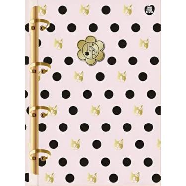 Imagem de caderno argolado fichario colegial rebecca bonbon 160 folhas (rosa)