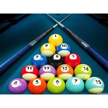 Imagem de UPABLUNSO Kits de arte de diamante 5D DIY pintura para adultos brincando de mesa de bilhar bolas de bilhar tema esportivo para decoração de parede de casa 30 x 40 cm
