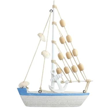 Imagem de Decoração para Casa de Praia, Decoraçao Nautica, Decorando Casa de Praia. Mini Jangada Decorativa é Ideal para Decorar Prateleiras, Mesas de Centro em Ambientes Com Temática Marítima.