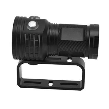 Imagem de Zerodis Lanterna de Mergulho Profissional, Tocha à Prova d'água de 22 LED, 10.000 Lúmens, Classificação IPX8, Baterias Embutidas, Lanterna de Design Submersível