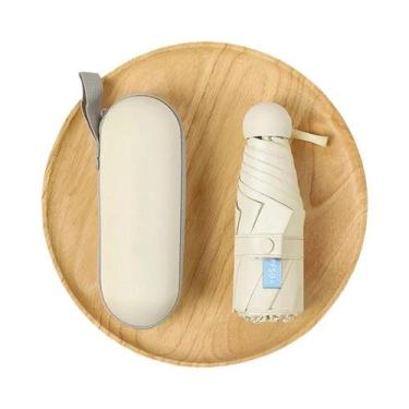 Imagem de Guarda-chuva Mini Dobrável Para Mulheres Com Proteção UV Design Portát