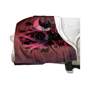 Imagem de Cobertor 3D Impresso De Cartoon Do Jogo Hollow Knight, Confortável E M