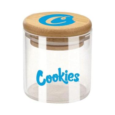 Imagem de Frascos De Armazenamento De Vidro Com Tampa De Bambu, Herméticos Para 