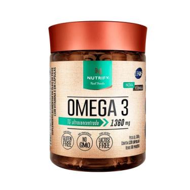 Imagem de Ômega 3 com selo Ifos ultra concentrado - Nutrify Real Foods, 120 Cáps