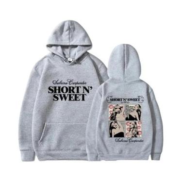 Imagem de Moletom Masculino Streetwear Harajuku Casual Unissex Curto N' Sweet Pa