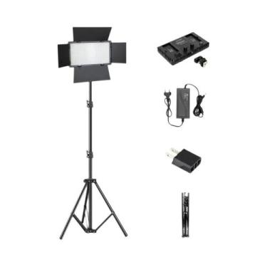 Imagem de Luz De Estúdio LED Para Fotografia E Vídeos Ao Vivo No YouTube, Lâmpad