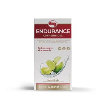 Imagem de Gel de Carboidrato e Cafeína Endurance Vitafor 12 Sachês - Sabor Limão