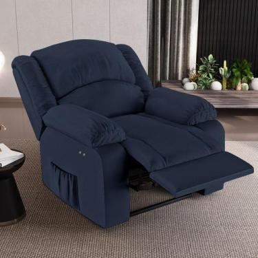 Imagem de Poltrona do Papai Reclinável Sala de Cinema Barcelona Power Touch PU A