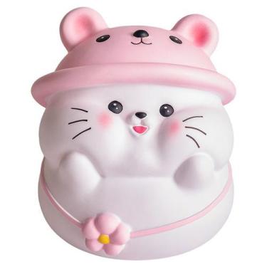 Imagem de Banco de poupança de PVC Money Bank Cute Cat 2024 para crianças 13x14x