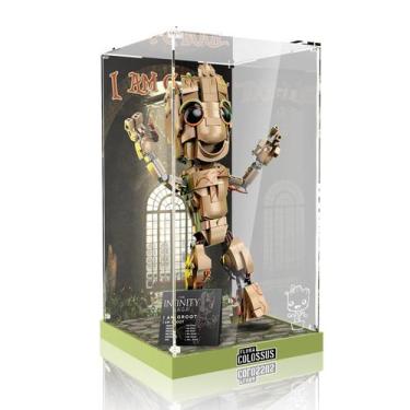 Imagem de Vitrina acrílica NAOCARD para Lego I am Groot 76217/76249