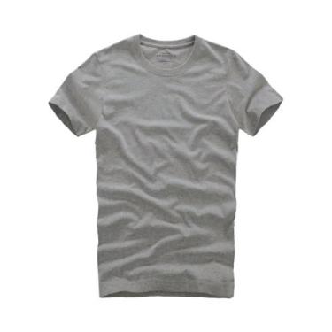 Imagem de Camiseta Masculina 100% Algodão - Gola Redonda, Manga Curta, Alta Qual