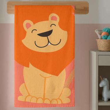 Imagem de Toalha Infantil Estampa Baby Animais Cute Para Praia Banho Piscina e N