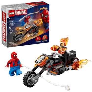 Imagem de Homem Aranha VS Motoqueiro Fantasma Lego Marvel
