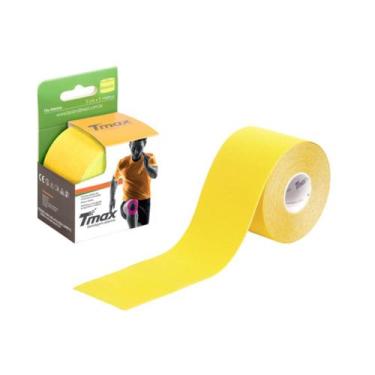 Imagem de Bandagem Elástica tipo Kinesio Tape (5m x 5cm) - Tmax Medical, Amarelo