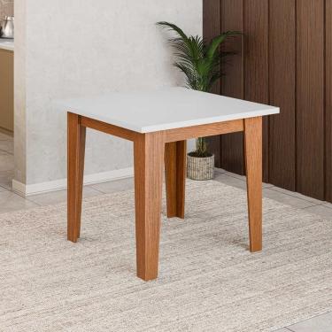 Imagem de Mesa de Jantar Quadrada 4 Lugares Multimóveis CR50223