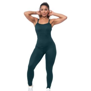 Imagem de Macacão Fitness Feminino Modelador Alta Sustentação Premium Compressão