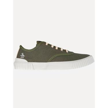 Imagem de Tênis Original Penguin Masculino Cano Curto Lona Recorte Verde Escuro-Masculino
