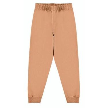 Imagem de Calça Moletom Infantil Unissex Malwee 12 ao 18 Ref. 0108790, Marrom, 1