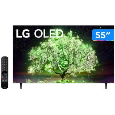 Imagem de Smart TV 55 UHD 4K OLED LG OLED55A1 - 60Hz Wi-Fi Bluetooth HDR Alexa 3