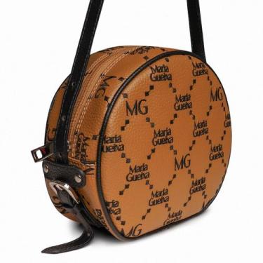Imagem de Bolsa katie logo maria gueixa caramelo, Caramelo, U