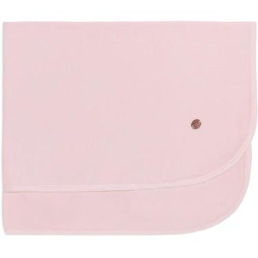 Imagem de Manta Bebê Menina Algodão Rosa Lisa Mini &amp Co - Mini & Co, ÚNICO