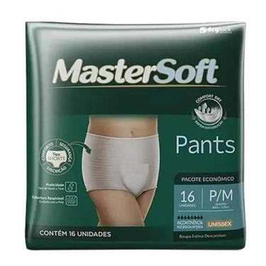 Imagem de Roupa Íntima Descartável Unissex MasterSoft Tam P/M com 16 unidades Pa