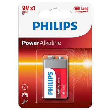 Imagem de Bateria Alcalina 9V Philips 6LR61P1B / 97